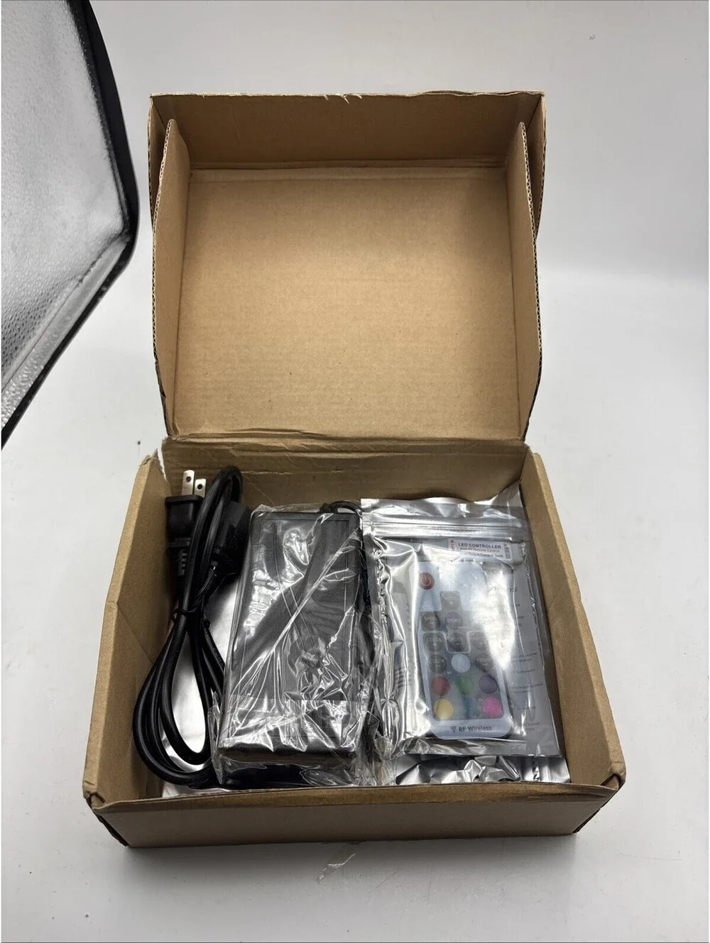 Achivy branded RGB LED strip light kit features 16.4 feet of waterproof tape.